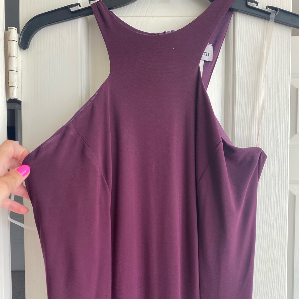 Purple long dress